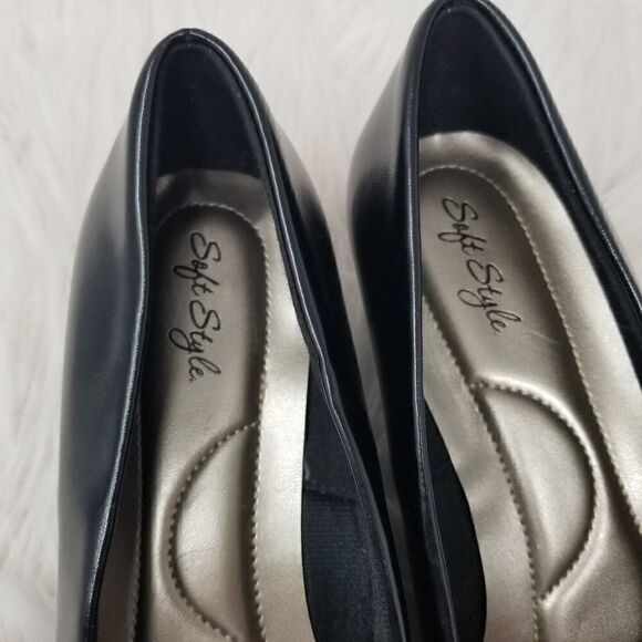 SOFT STYLE BLACK SIZE 9.5 W. - Picture 4 of 12